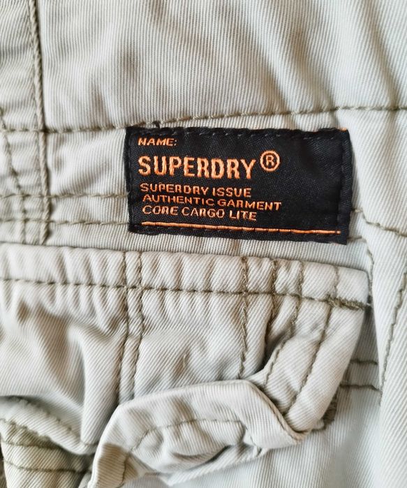 100% Оригинални страхотни мъжки къси карго панталони SUPERDRY!