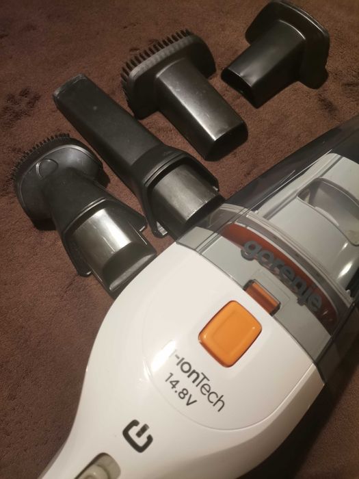 Ръчна прахосмукачка Gorenje MVC148FW - мокро и сухо, 100W, 14.8V, 0.7L