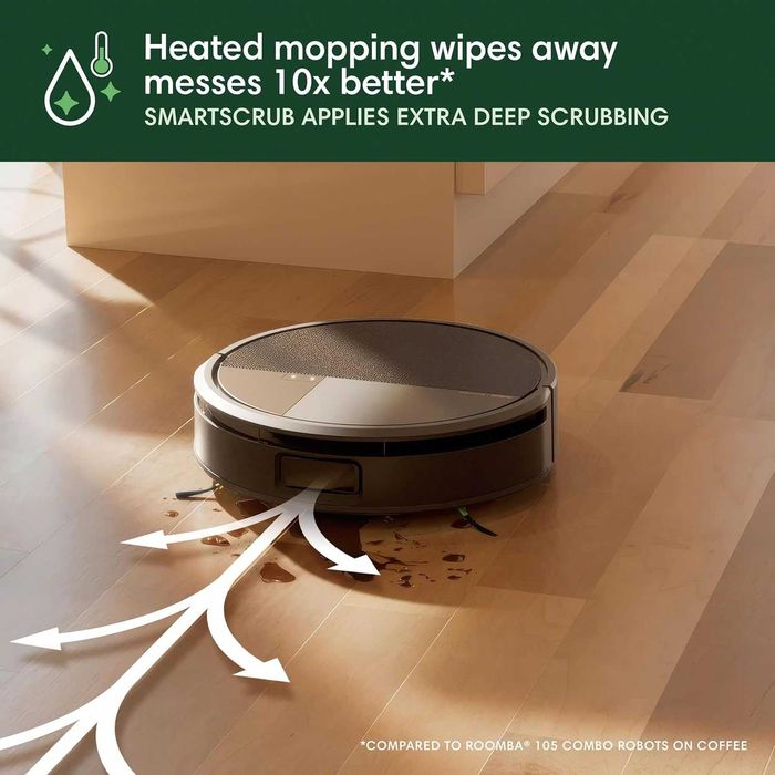Прахосмукачка Робот iRobot Roomba Max 705 Combo с Докинг станция AutoWash Сухо и Мокро LiDAR 13000Pa