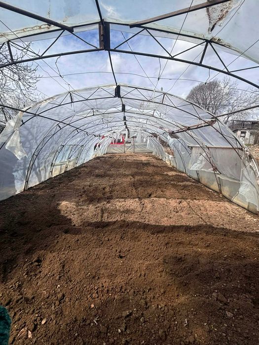 Оранжерия 25x6м метална