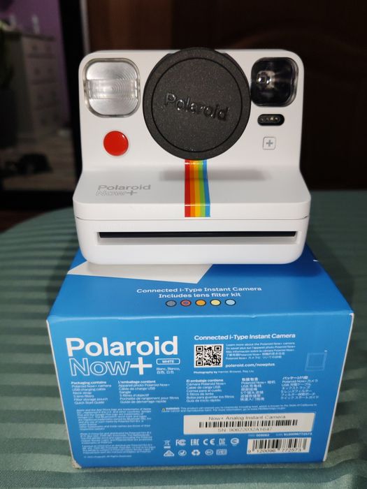 Polaroid Now+ aparat foto instant nou, kit filtre inclus