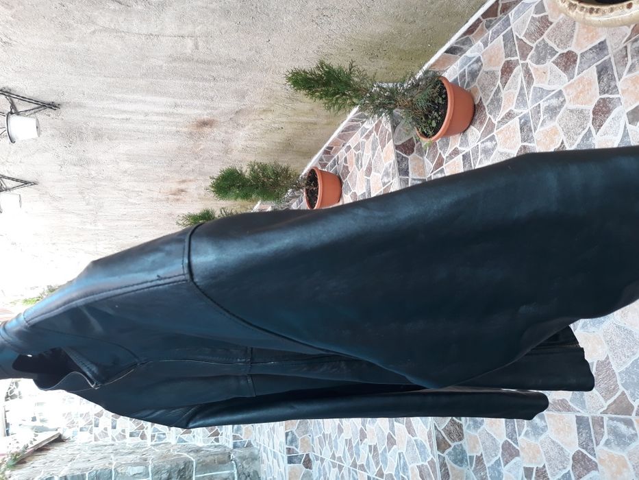 Geaca piele 2 bucăți accept si unele schimburi