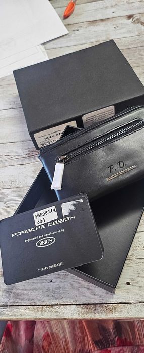 Калъф за ключове Porsche Design, нов, естествена кожа