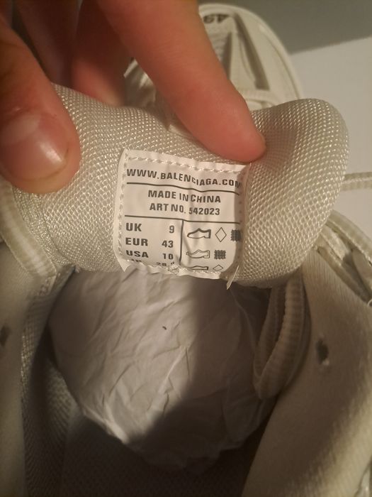 Balenciaga Track Full White-Mărimea 43 Pe stoc