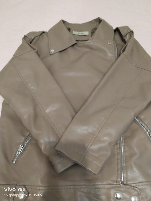 Кожанка 5000 , цвет капучино