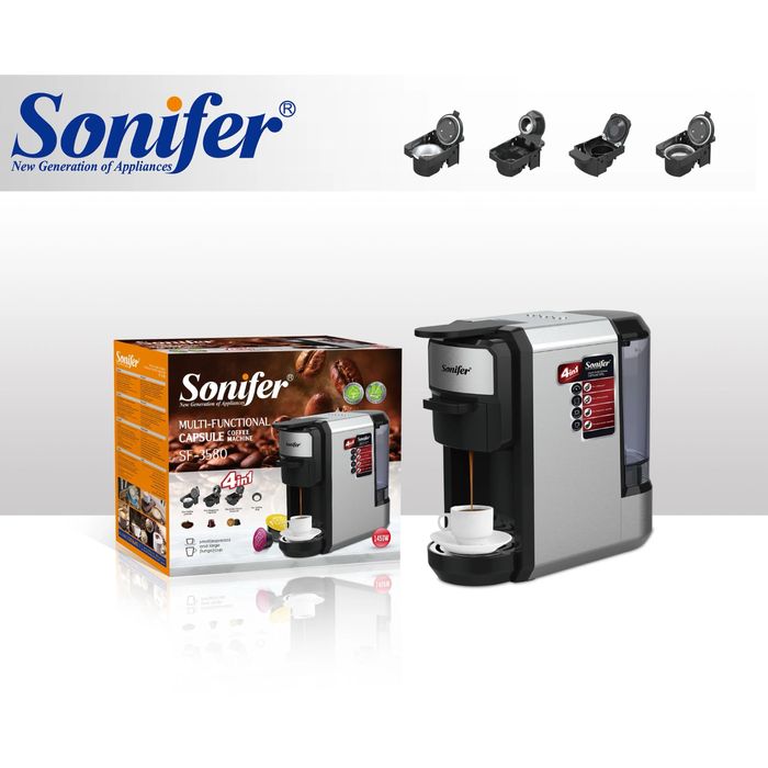 Многофункциональная капсульная кофемашина Sonifer SF-3580 4 in 1