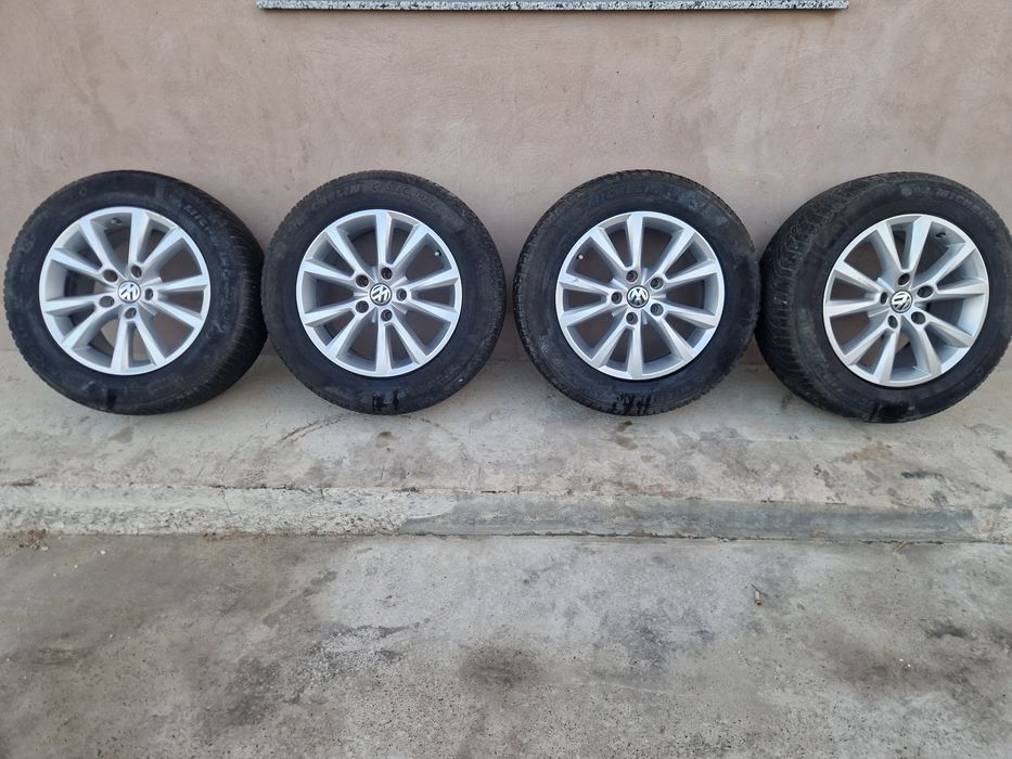 Vand 4 roti de Tuareg 5×130 cauciucuri michelin cross climate 225/55/18 Dot 2024