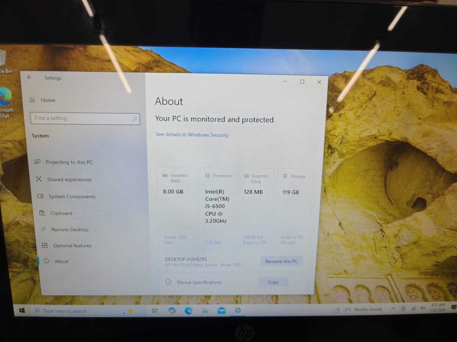 Sistem POS HP RP9 G1 9015, i5-6500, 8GB RAM, 128GB SSD, 15.6 inch