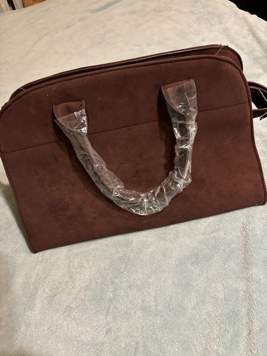 Сумка женская замшевая