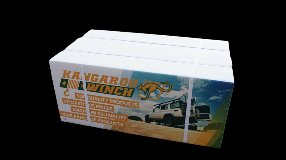 Лебедка KangarooWinch 12000lb за пътна помощ джип платформа