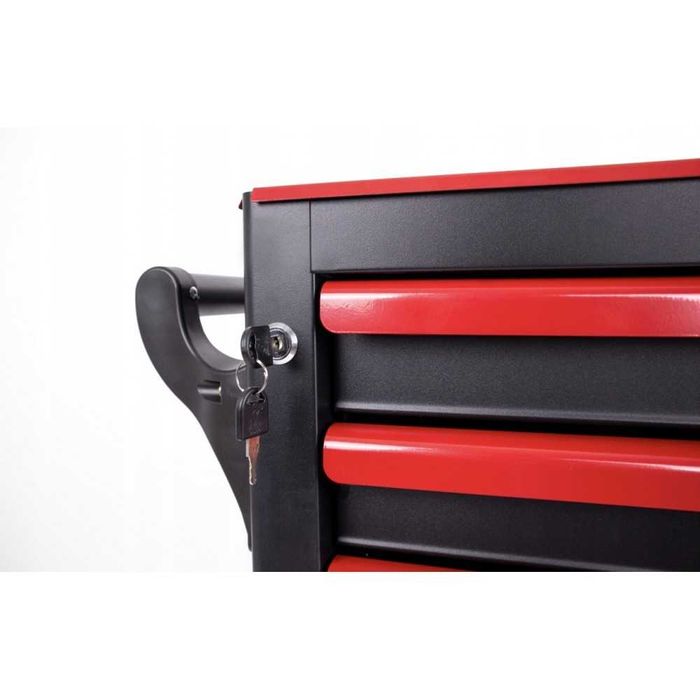 Шкаф - количка за инструменти със 7 чекмеджета , STAHLMAYER - Red Line