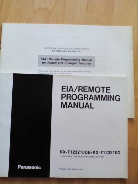 Ръководство за телефонна централа PANASONIC КХ-ТD1232