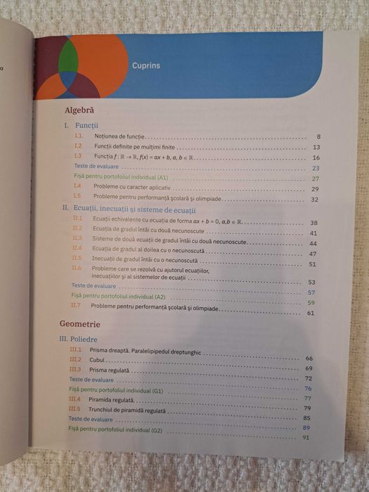 Manuale pentru clasa a VIII-a