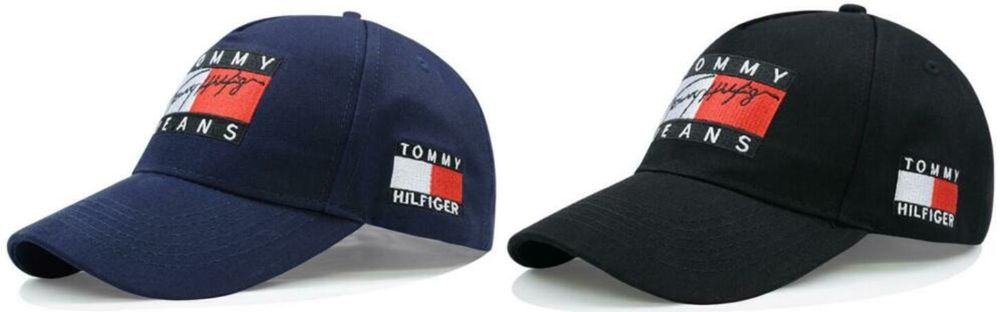 Caciula Cozoroc Tomy Hilfger, Adidas. Negru, Albastru, Noua!