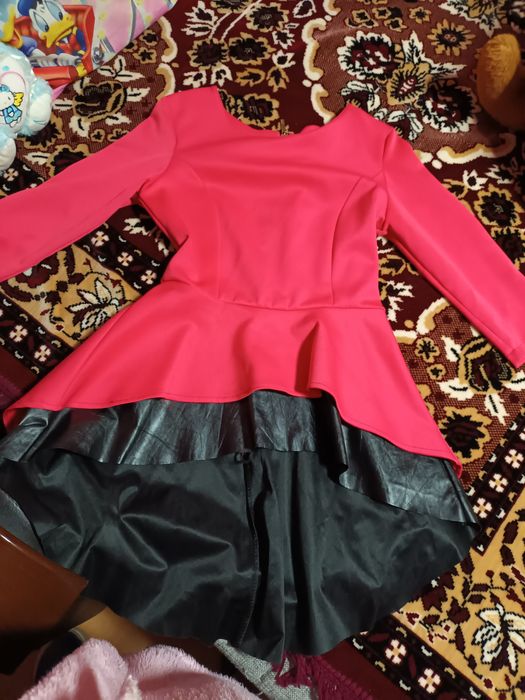 Palton negru cu blanita