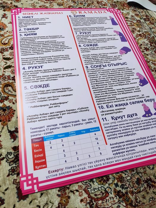 Жайнамаз премиум качества бейнелі