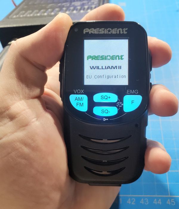 Statie radio CB - President WILLIAM II Mike BT(20W) * noua/garantie