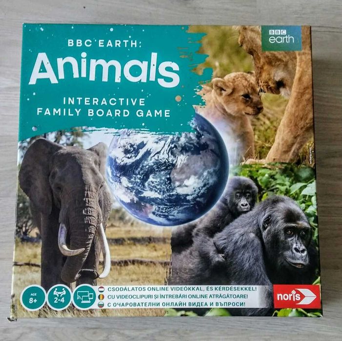 Настолна игра Noris BBC Earth - Animals