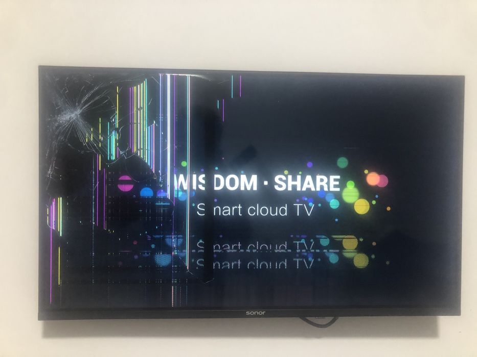 televezor sotladi SONOR  smart tv aybi ekran singan manzil samarqand