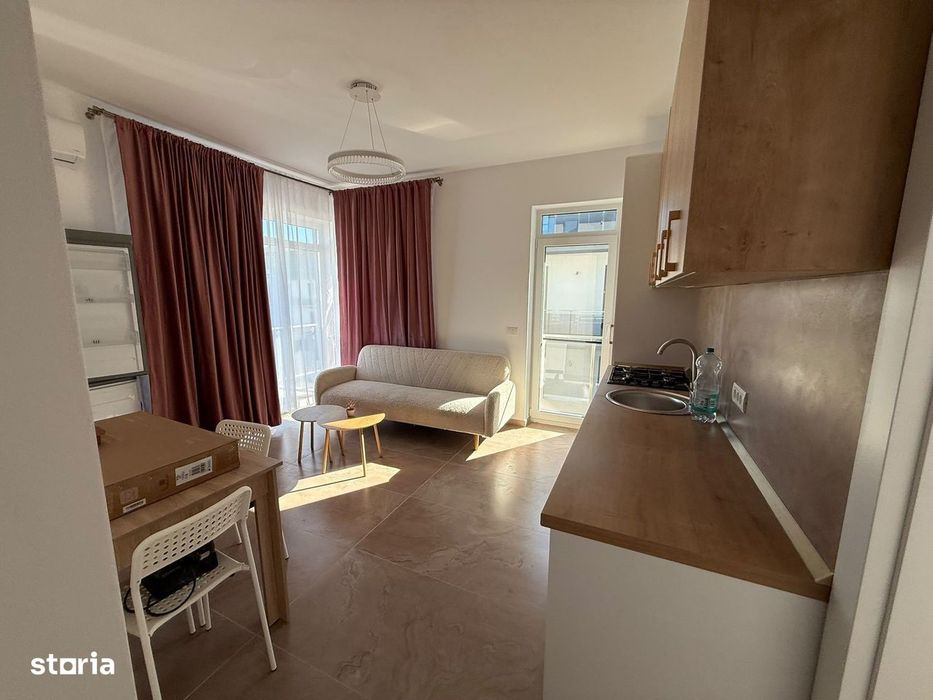 Apartament modern, prima închiriere, complet nou balcon generos
