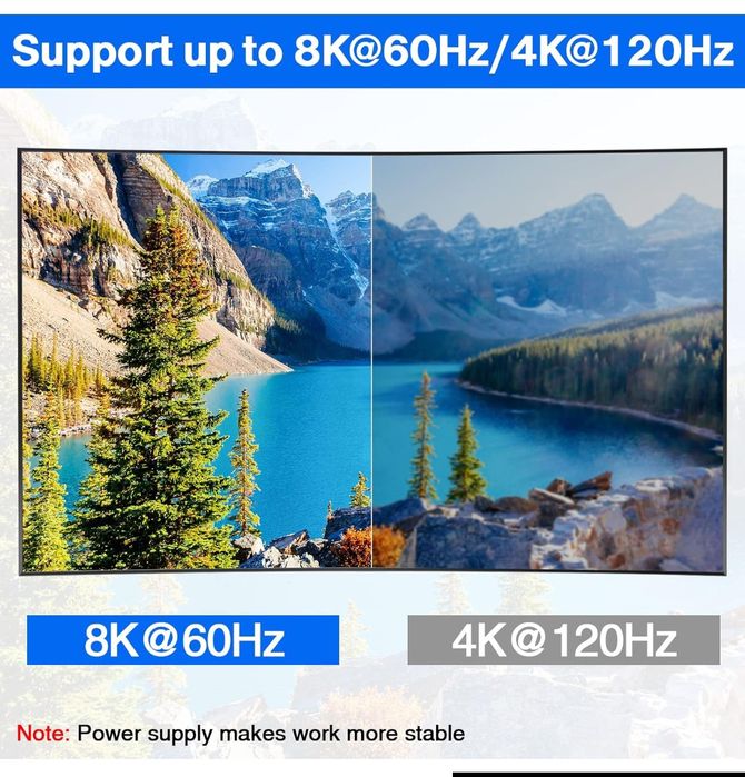 Comutator USB C 8K  bidirecțional KVM 10 GB