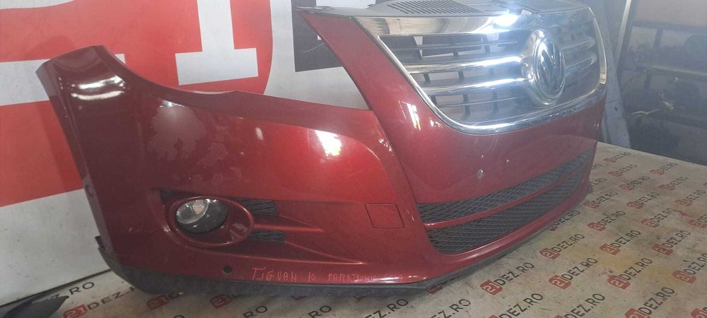 Bara fata completa cu poriectoare pentru VW Tiguan 5N NFL - generatia 2008 - 2012 - rosu 6 senzori parktronic