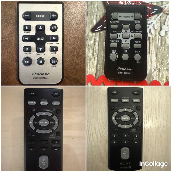 Дистанционни Кар аудио PIONEER 15€ SONY RM X 151, 211,304 15€ за брой