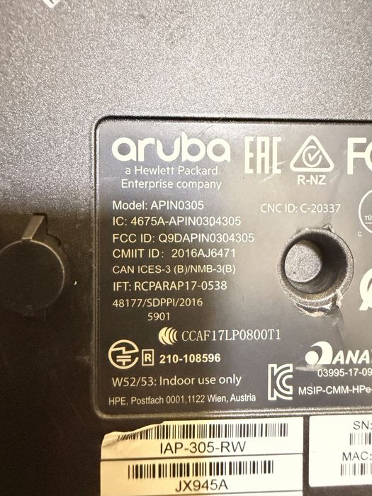 Acces Point ARUBA APIN0305 WIFI 1300Mpbs
