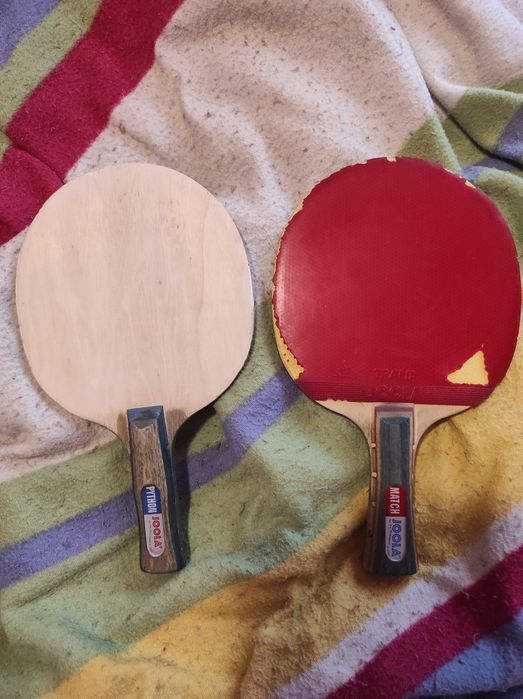 Vand lemn gol Joola Python anatomic si paleta tenis de masa Joola Tra