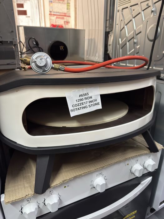 Cuptor pentru Pizza pe gaz cu piatra rotativa Cozze 90572