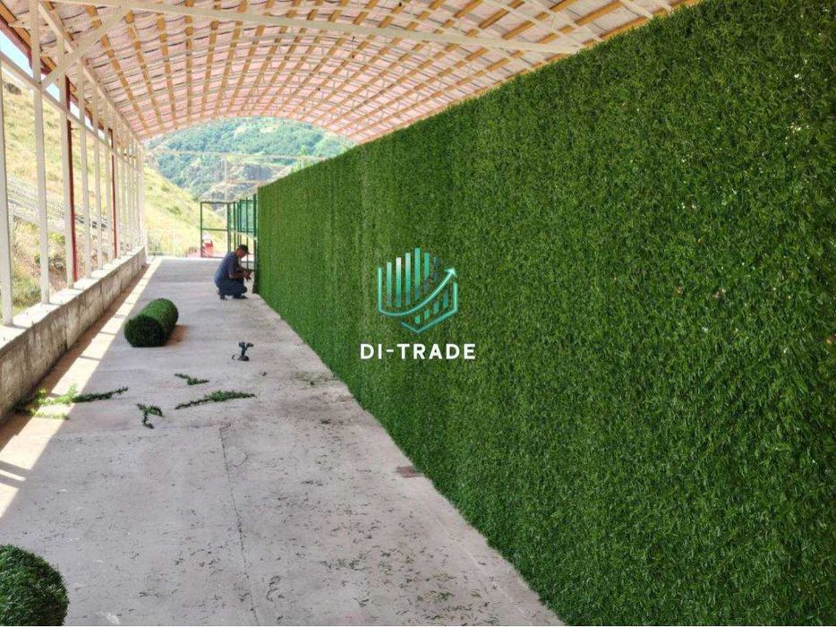 Yashil Ekozabor Setka Suniy Devor Экозабор Декор Сетка Газон Забор