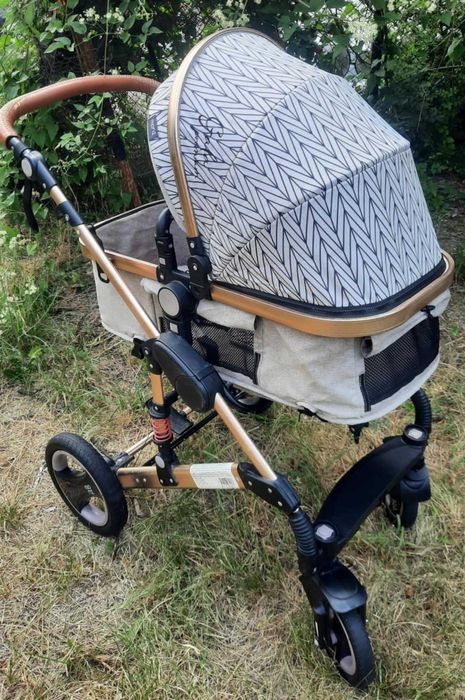 Комбинирана бебешка количка + Подарък столче за колаМони