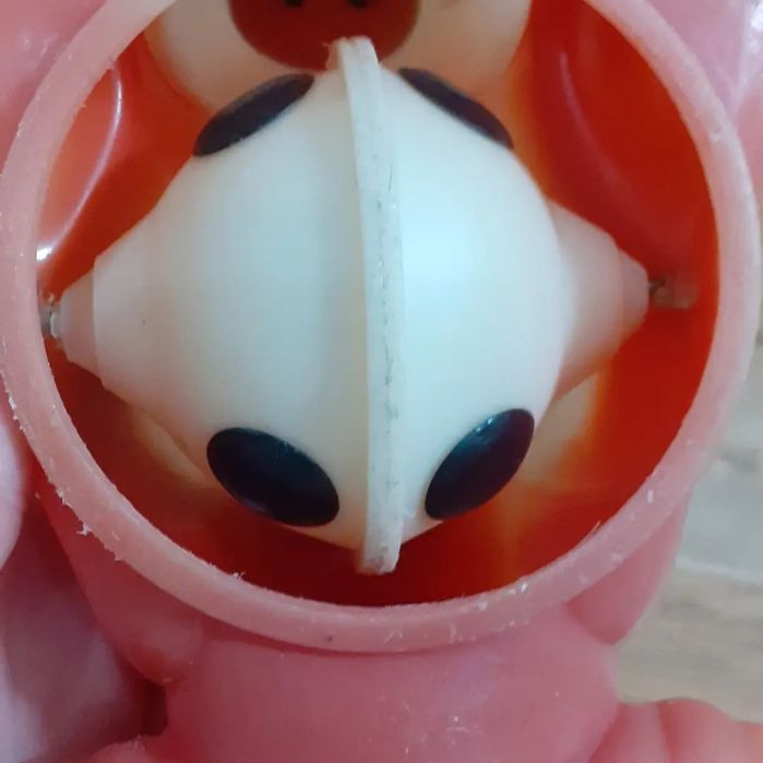 Игрушка "Собачка с вращающимися глазами" СССР,целая