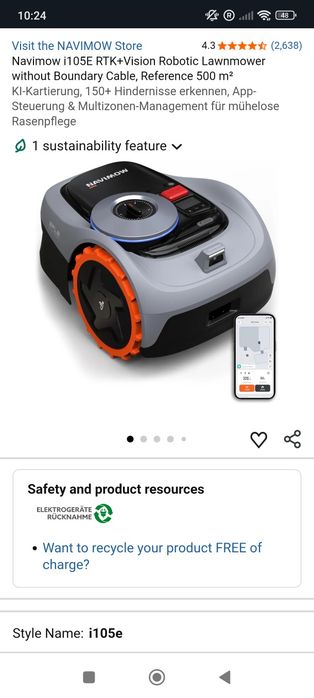 Vand roboti gazon noi,sigilati