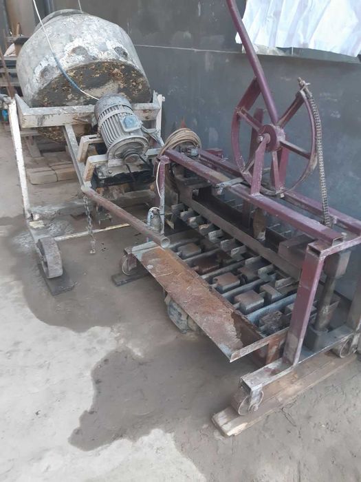 Шлакоблок дасгохи каплект таёр холатда