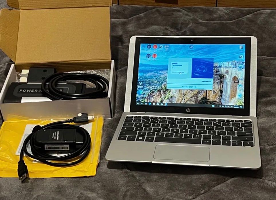 Kit tableta / laptop windows  Lenovo D330 + tester / diagnoză delphi 2021 + VCDS 2025
