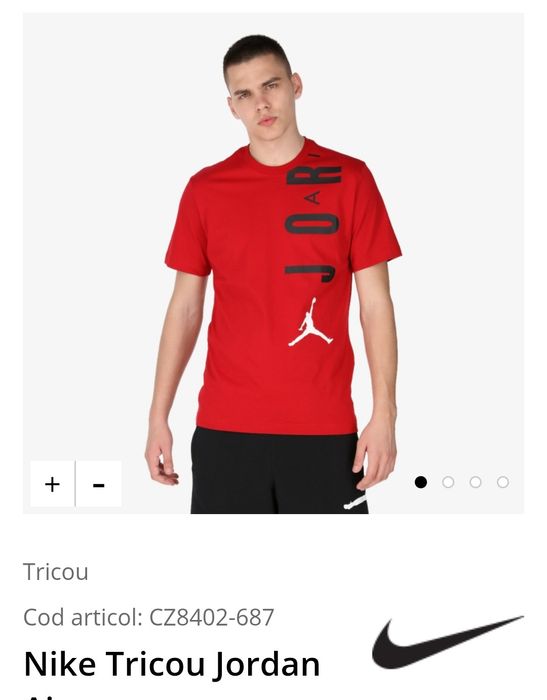 Tricou Jordan bărbați Marimea S