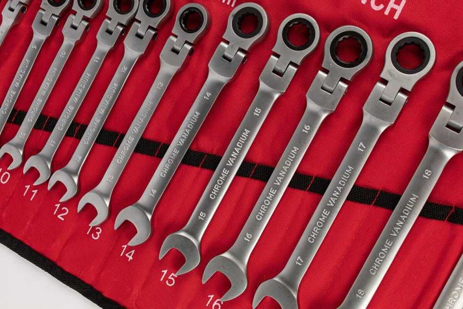 Set de 12 chei cu clichet pentru articulații