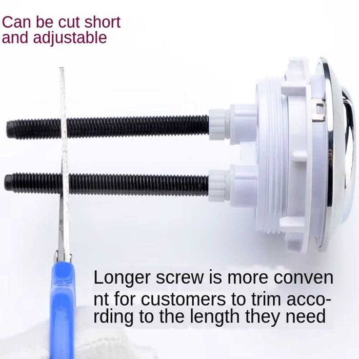 Buton universal rezervor toaleta/WC 38 mm, spalare cu doua volume