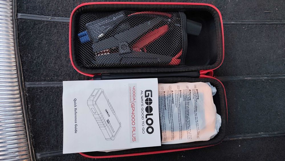 Стартерно устройство бустер jump starter GOOLOO GP4000 pro