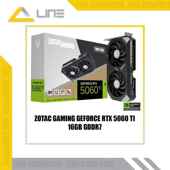 ZOTAC Видеокарта GeForce RTX 5060 Ti -16GB TWIN EDGE