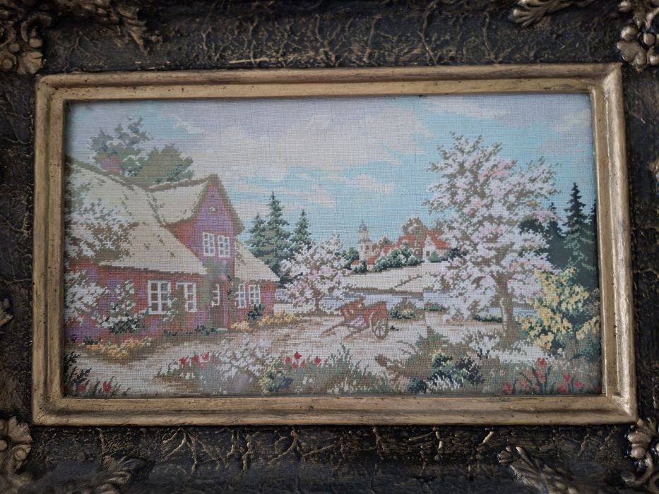 Goblen " primavara " vintage