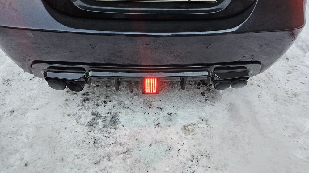 E60 диффузор на задний бампер М