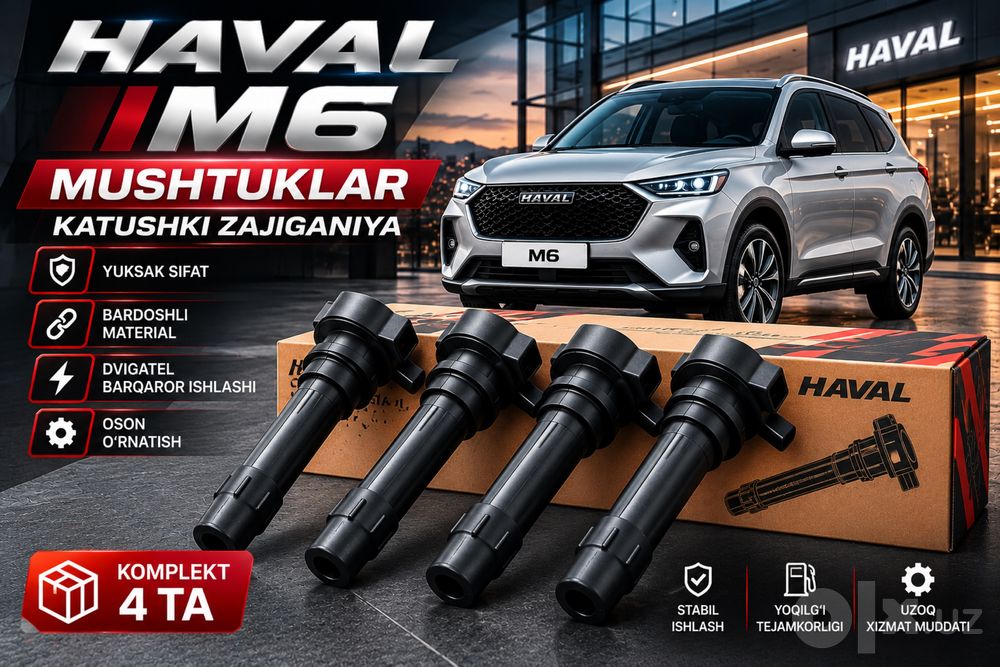 Haval M6 mushtuk katushka zajiganiya