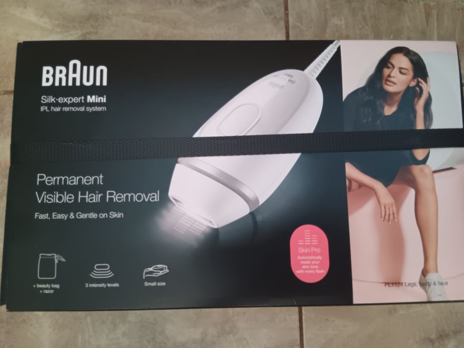 Epilator Silk expert Mini  și Pro 3 IPL hair renovat system