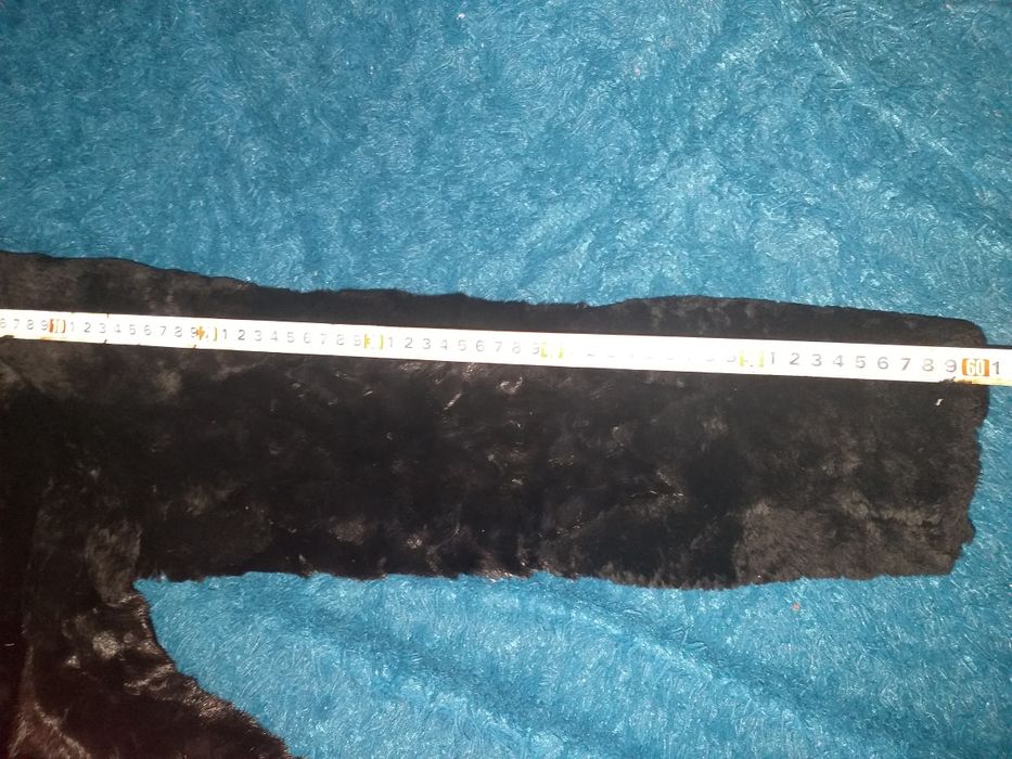 Шуба мутон с норкой