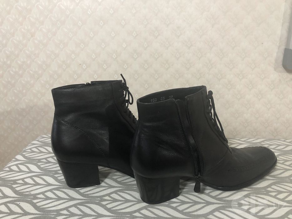 Ботинки женские кожанные