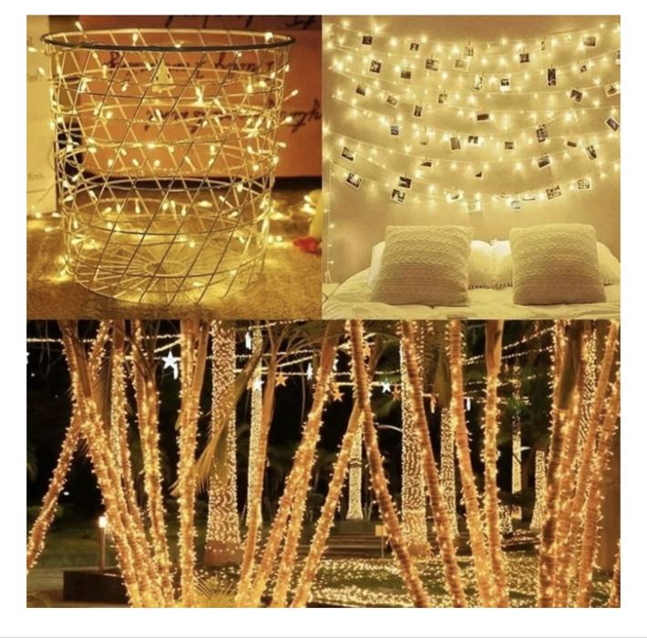 Гирлянда нить на ёлку