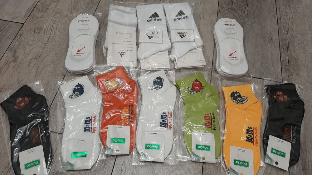 Носки цветные летние