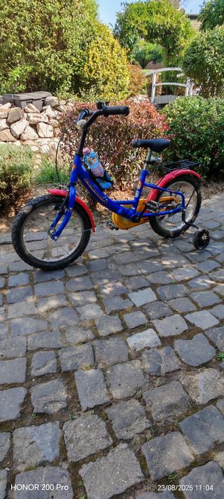 Bicicleta copii cu roti ajutatoare